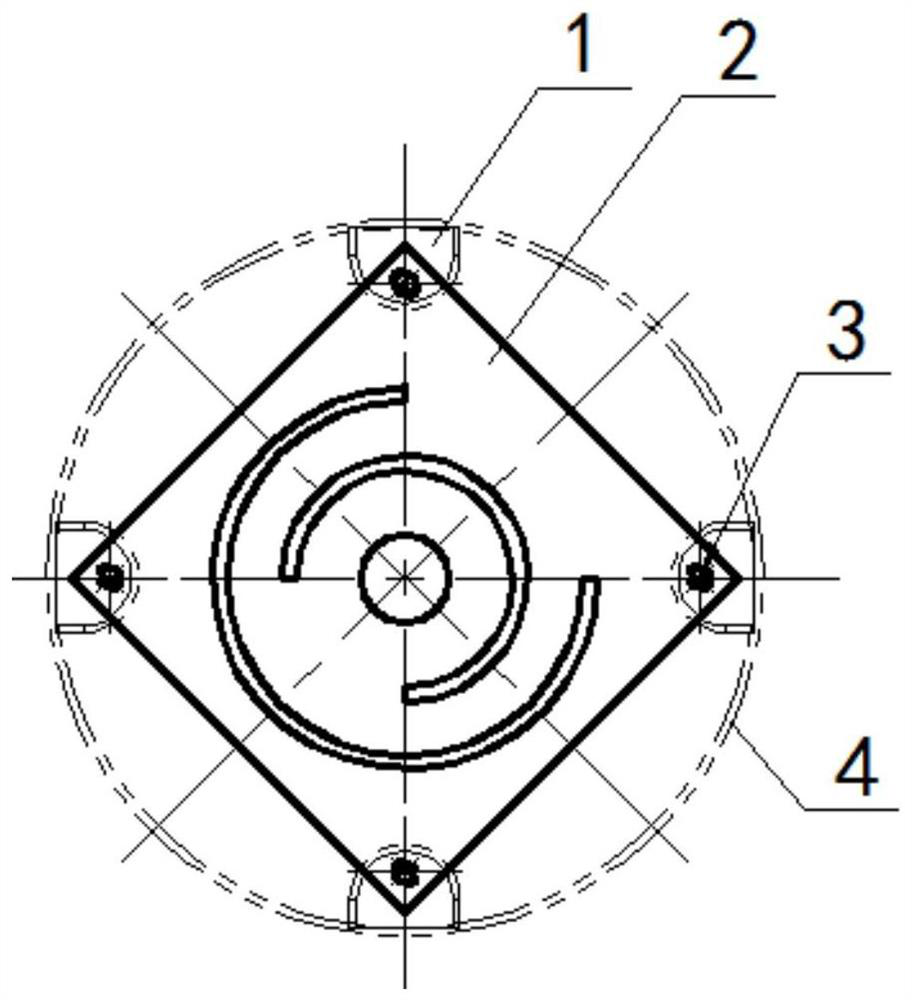 Lead wire bracket structure for increasing creepage distance