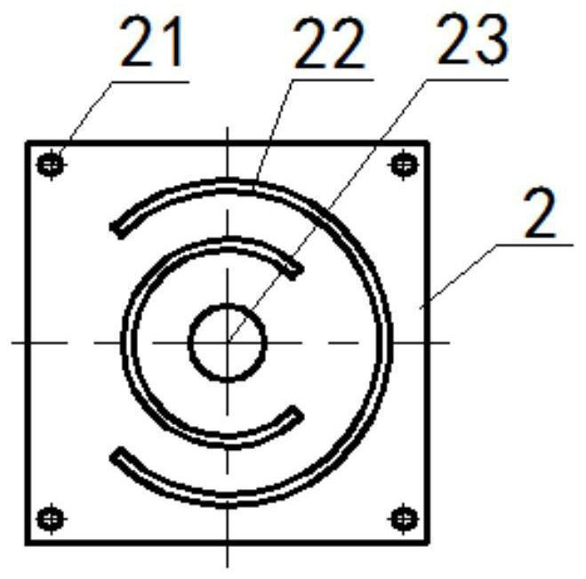 Lead wire bracket structure for increasing creepage distance