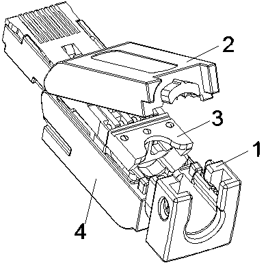 Quick connector for industrial Ethernet