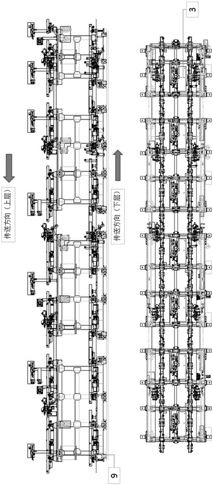 Automatic flexible welding production line oriented to multiple classes of small assemblies and control method of production line