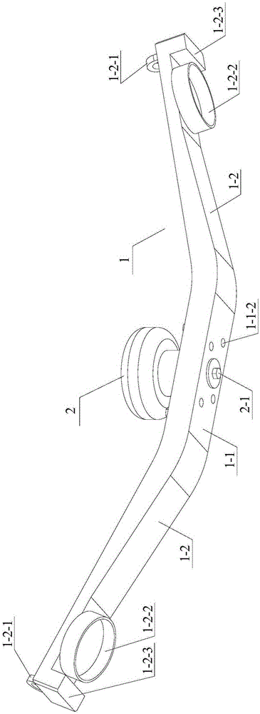 Elastic frame of ultra high speed test CRH train bogie