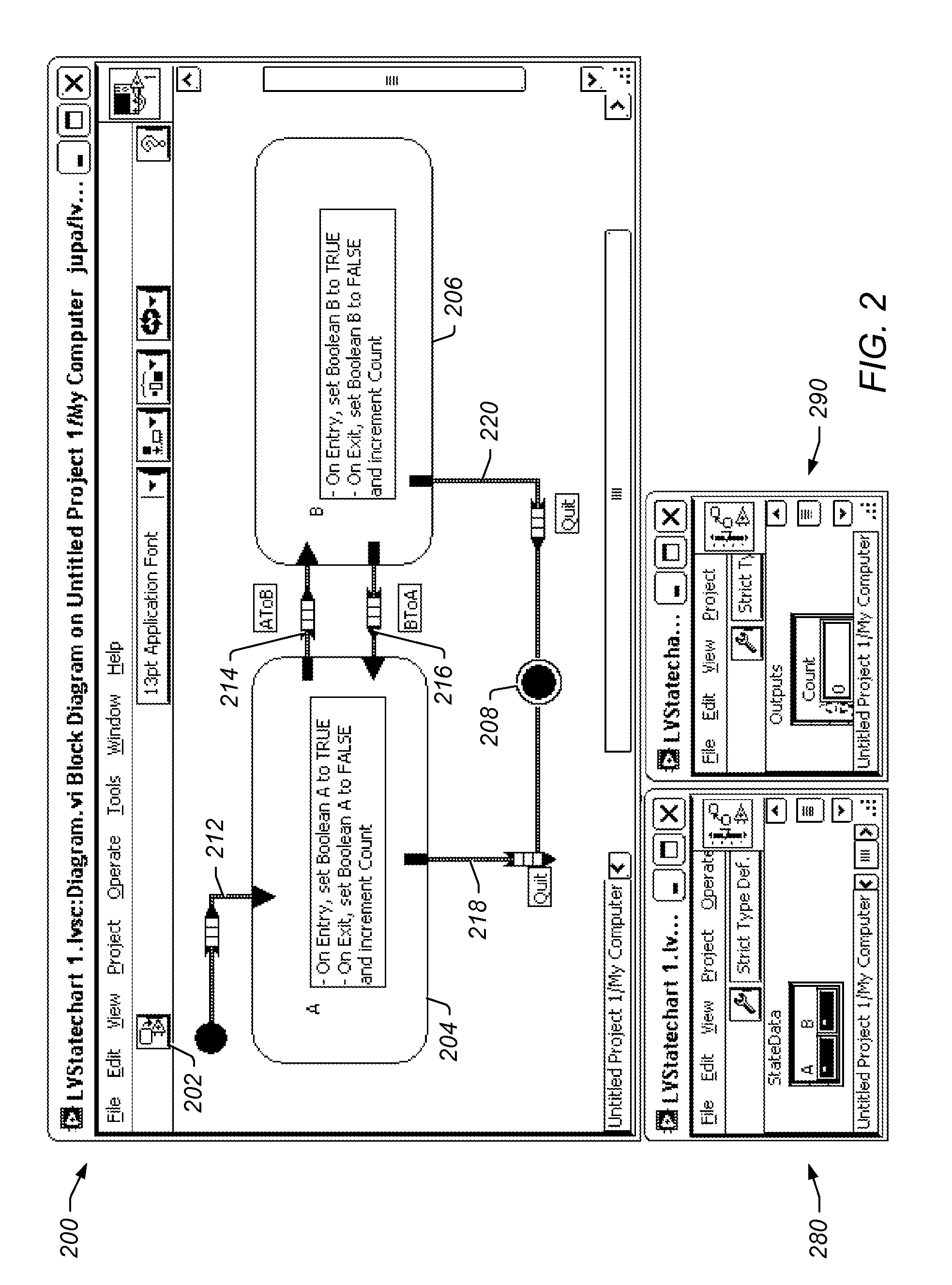 Automatically Generating Documentation for a Diagram Including a Plurality of States and Transitions