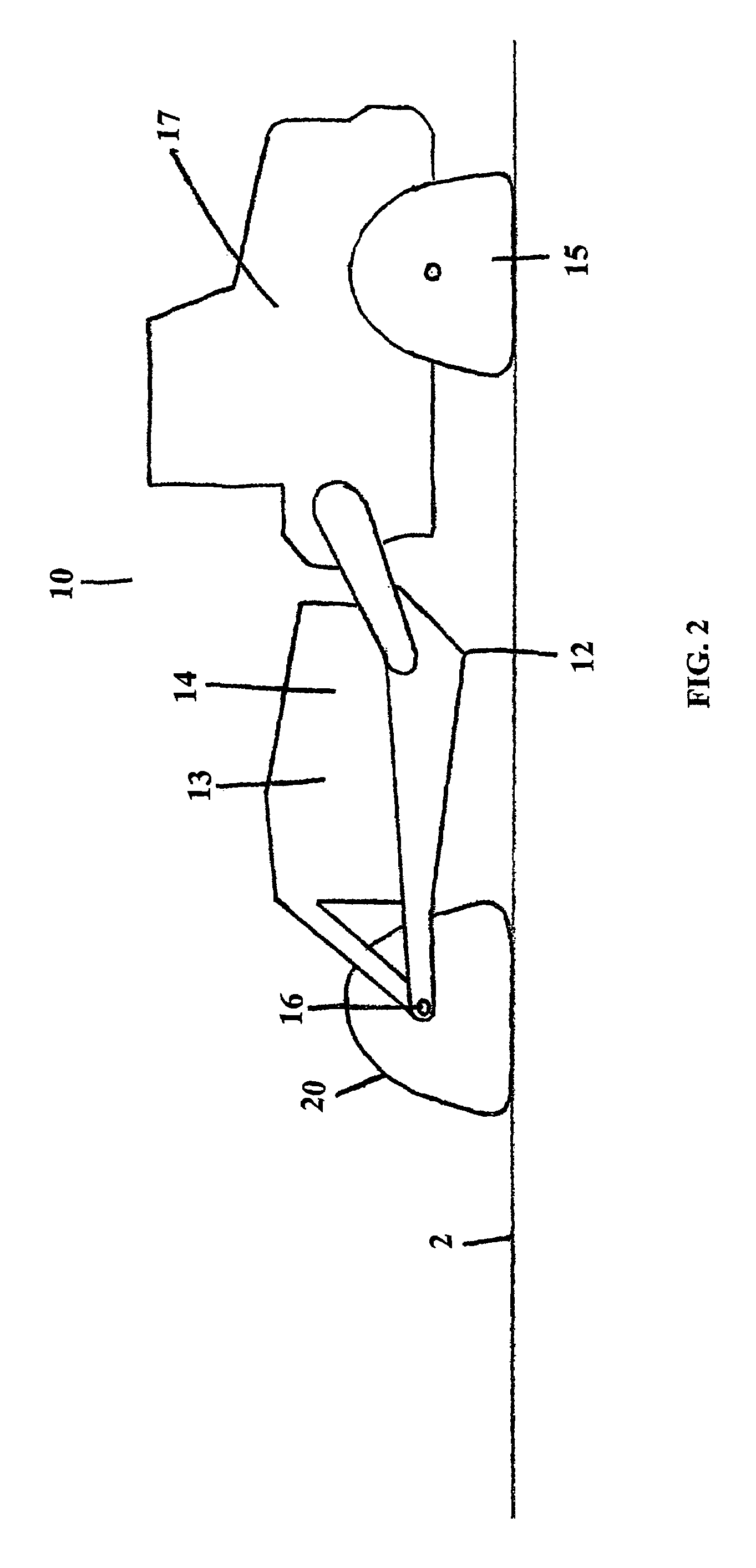 Earth scraper with track apparatus