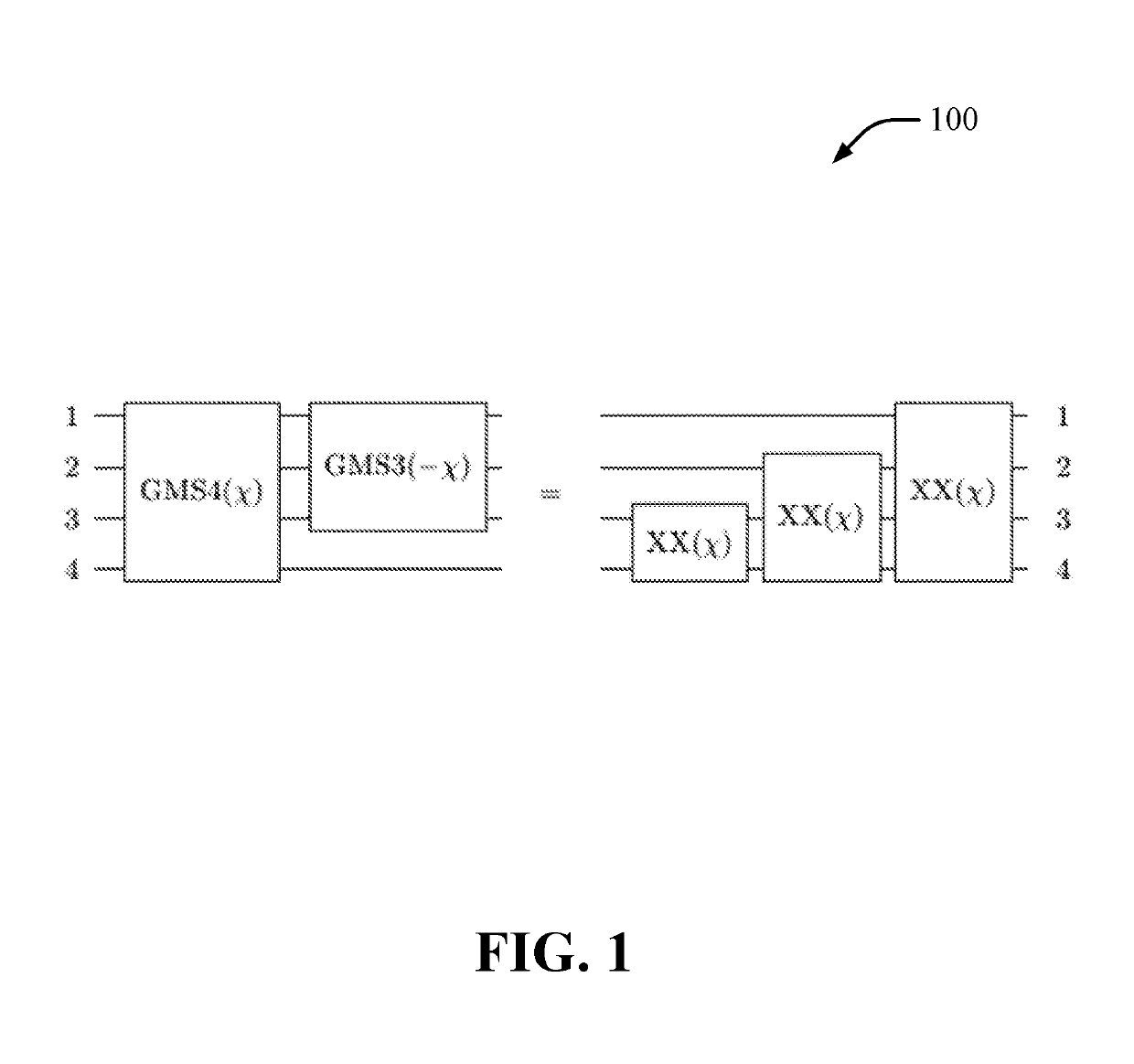 Use of global interactions in efficient quantum circuit constructions