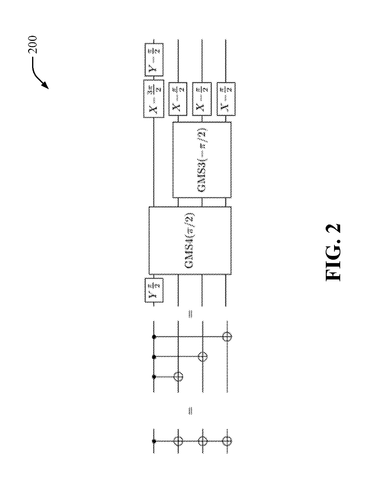 Use of global interactions in efficient quantum circuit constructions