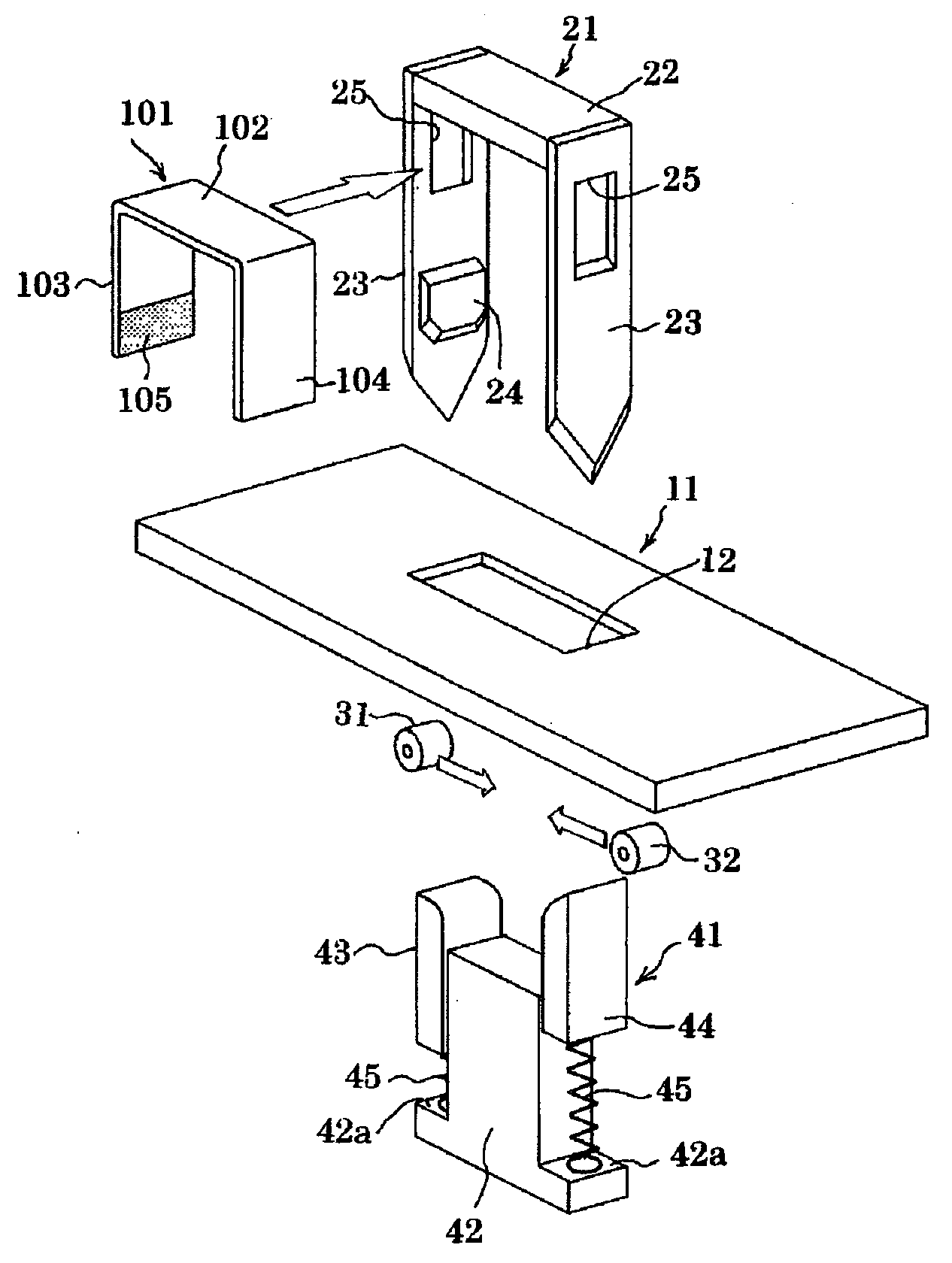 Tape type binding apparatus and paper staple