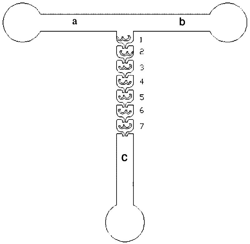 Quick micro-mixing device for high-viscosity solution