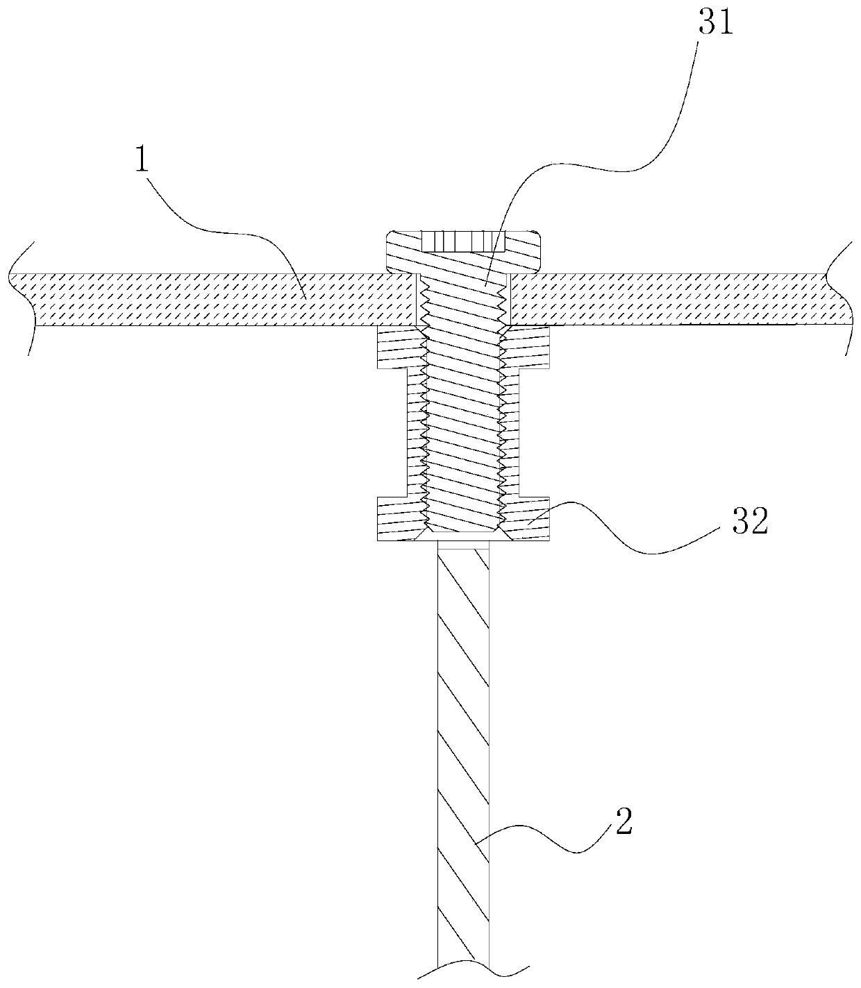 Connecting structure and device