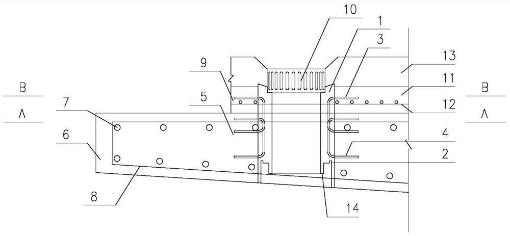 An integrated prefabricated drainage structure construction method for bridges