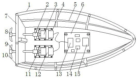 Assembling type multifunctional toy ship with remote control function