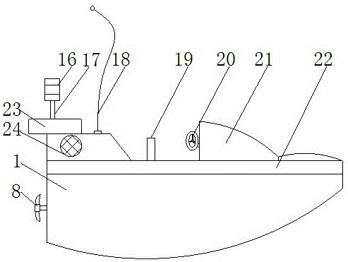 Assembling type multifunctional toy ship with remote control function