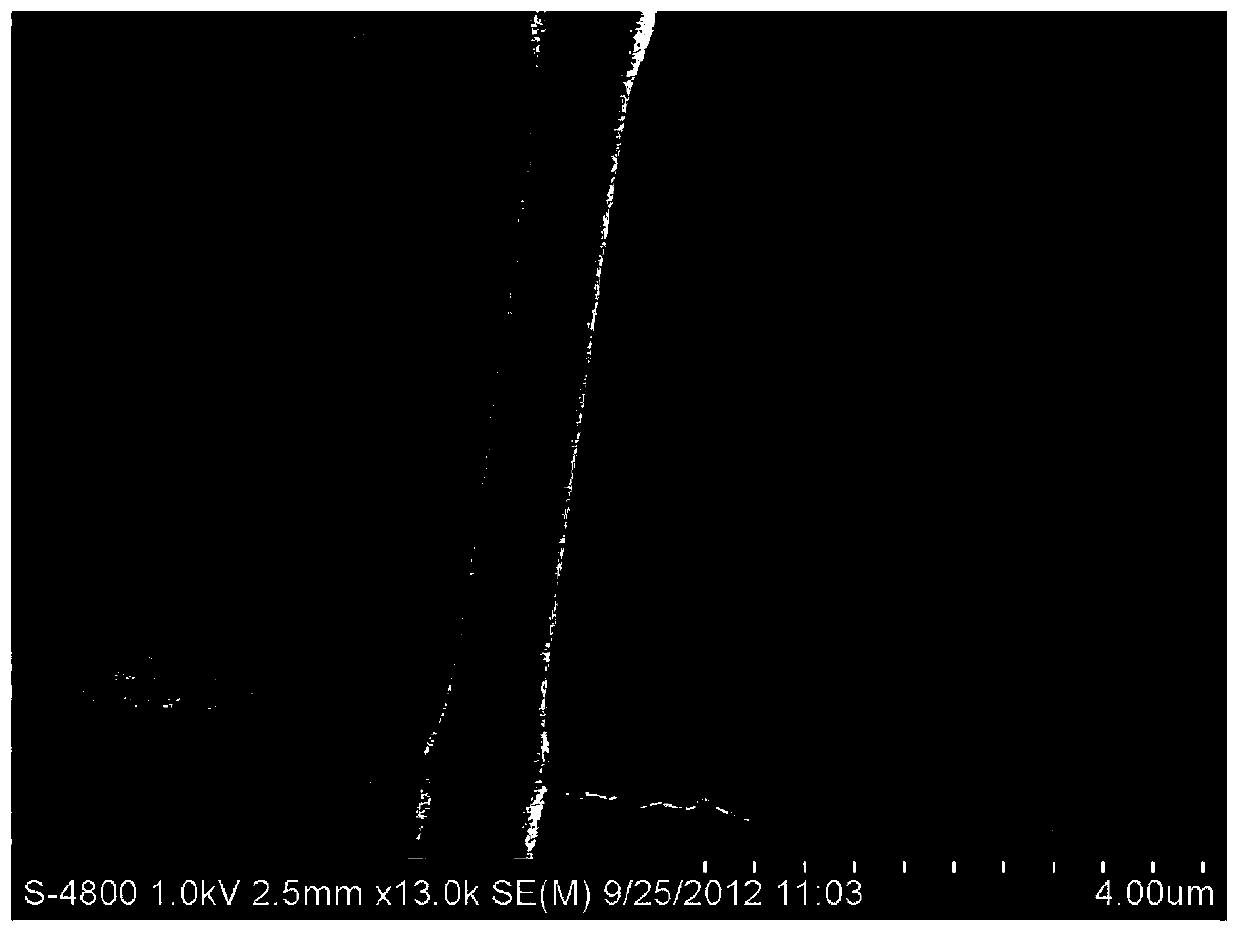 Single particle sensitive gas sensor and preparation method and application thereof