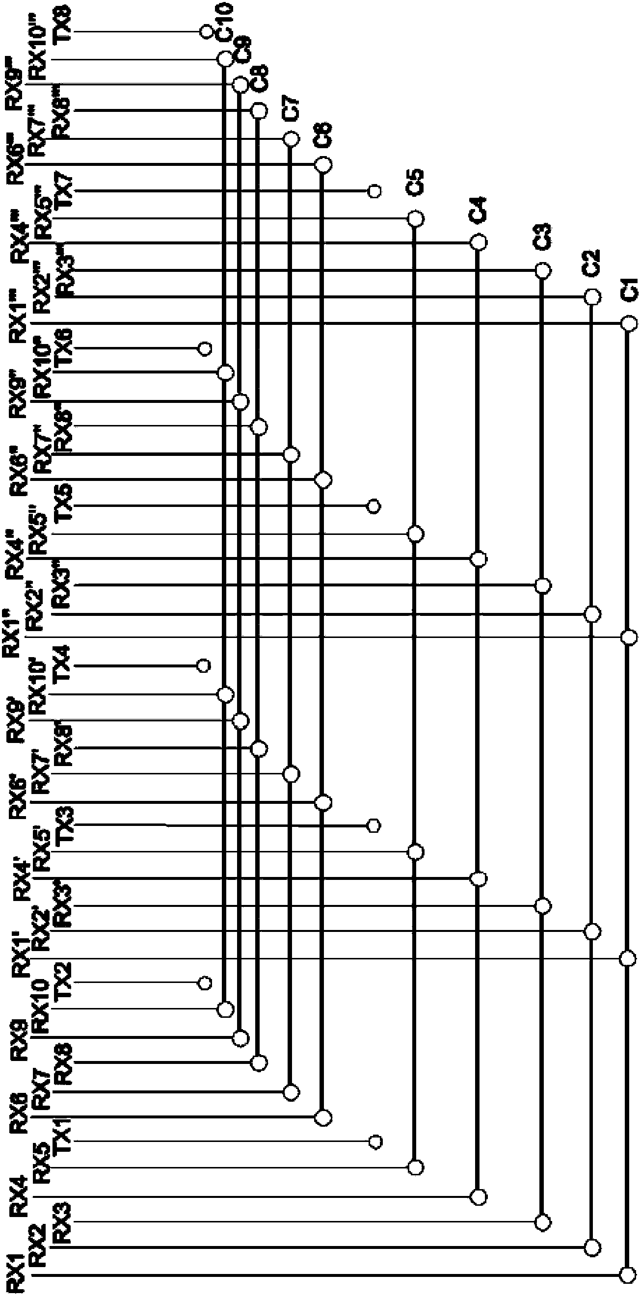 Touch-sensing structure and touch-sensitive device