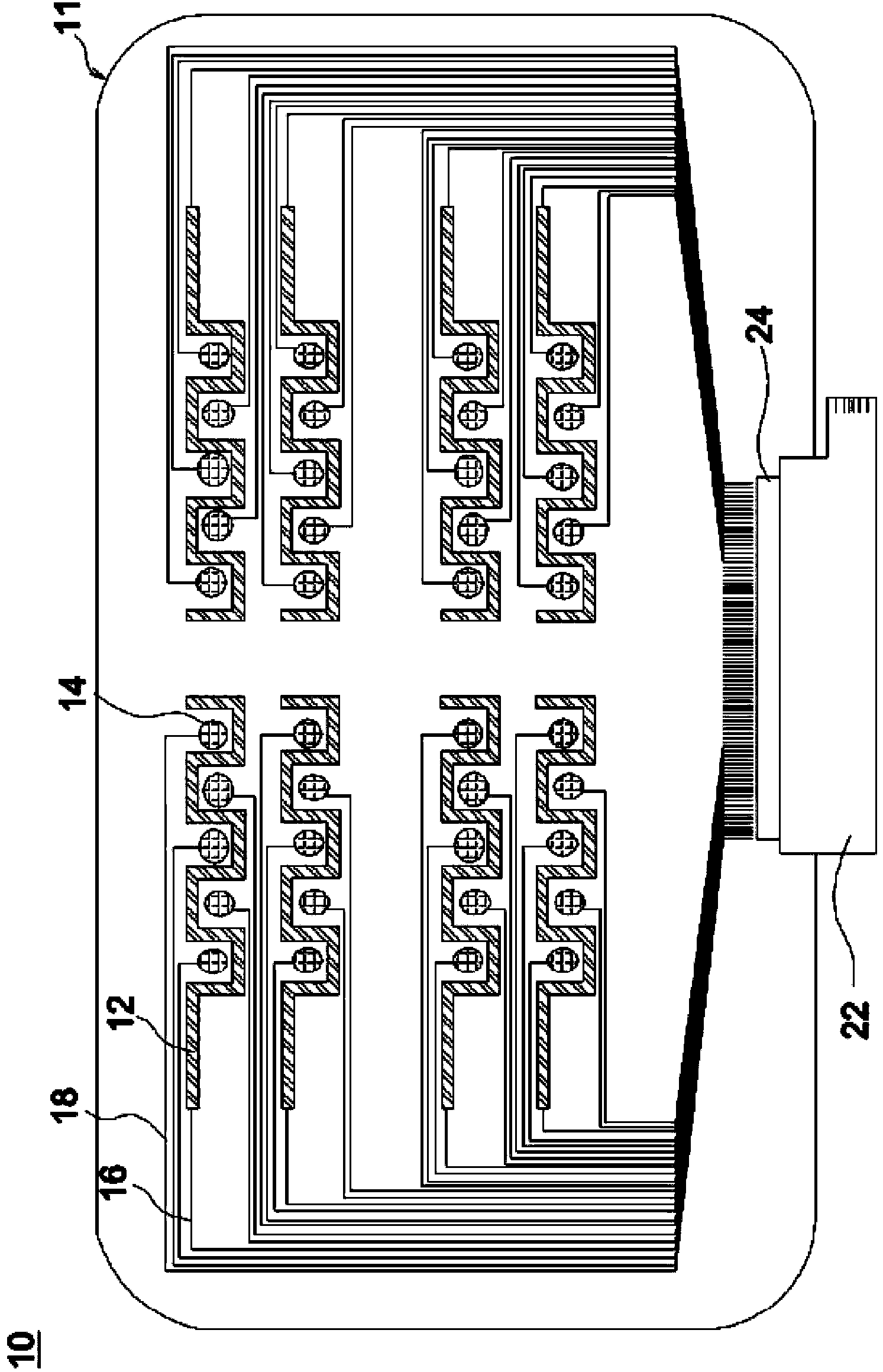 Touch-sensing structure and touch-sensitive device