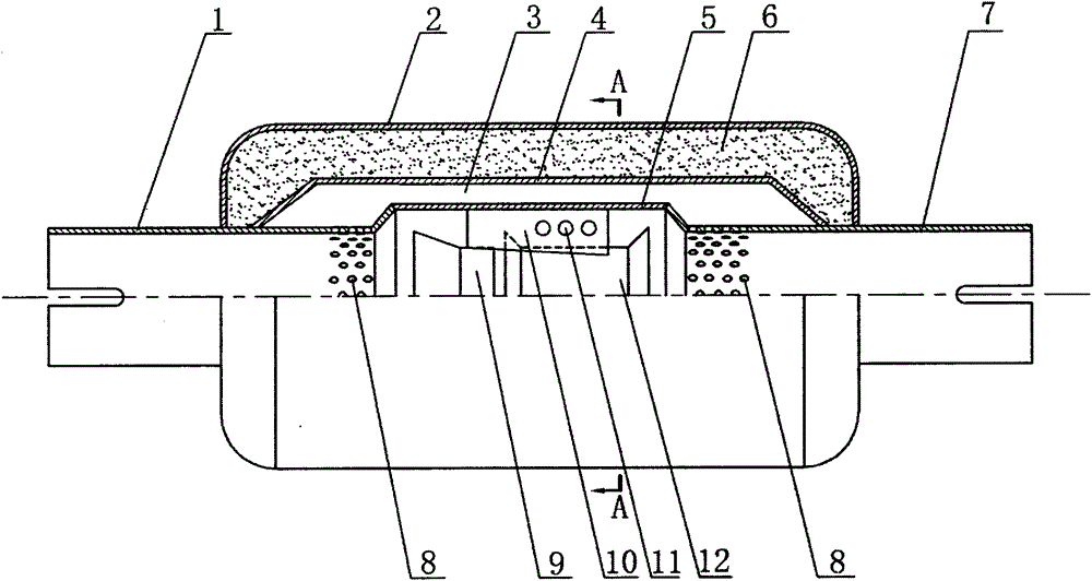 Auto swirl exhaust