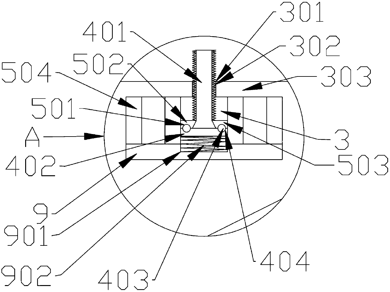 Ceiling lamp with internal magnetic rotary screws