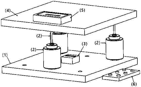 Tri-axial leveling device and application thereof