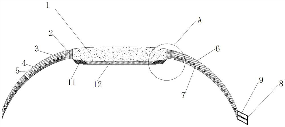 Intelligent communication watch capable of preventing sweat stain deposition