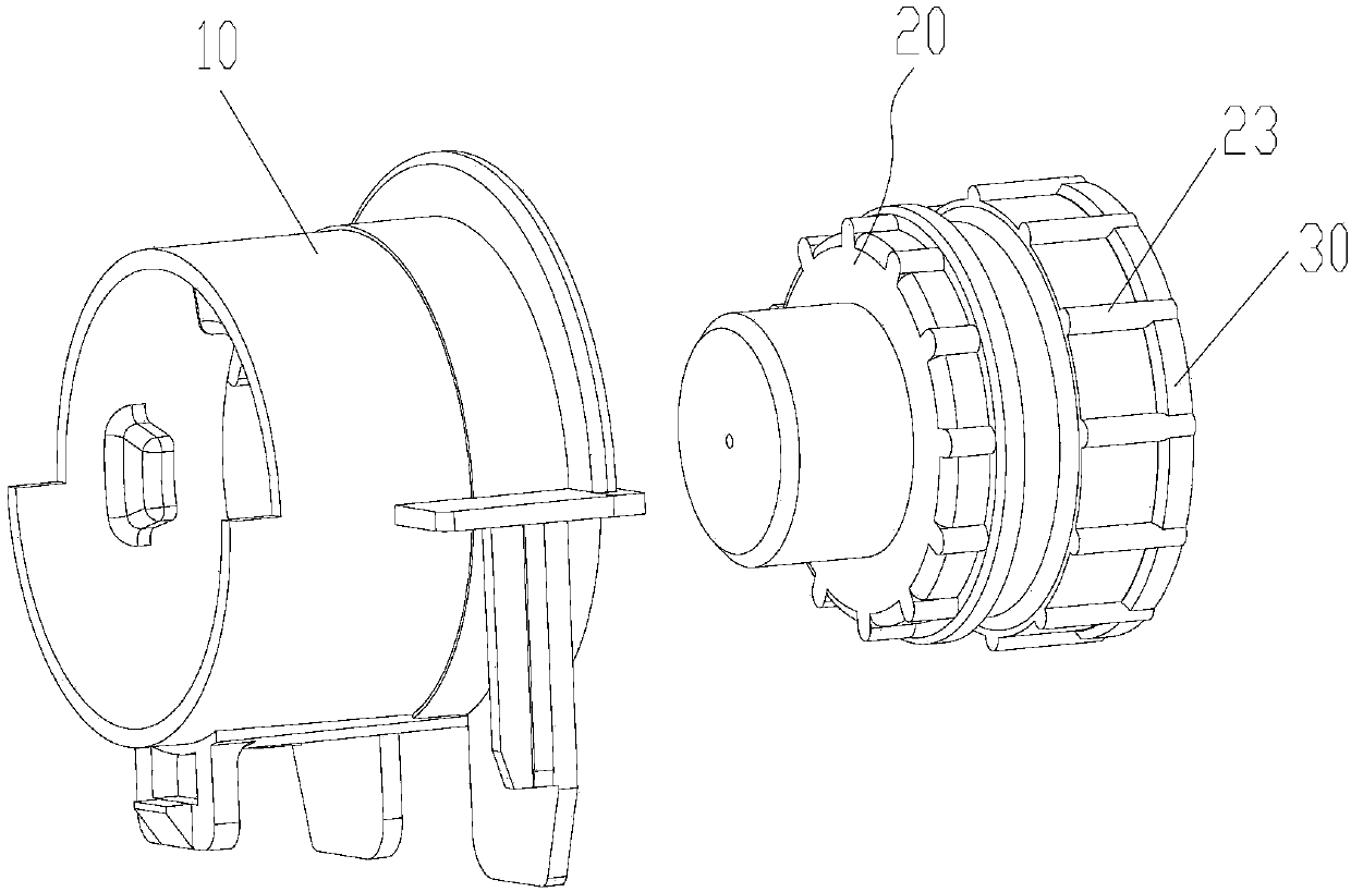 Bearing assembly and air conditioner provided with same