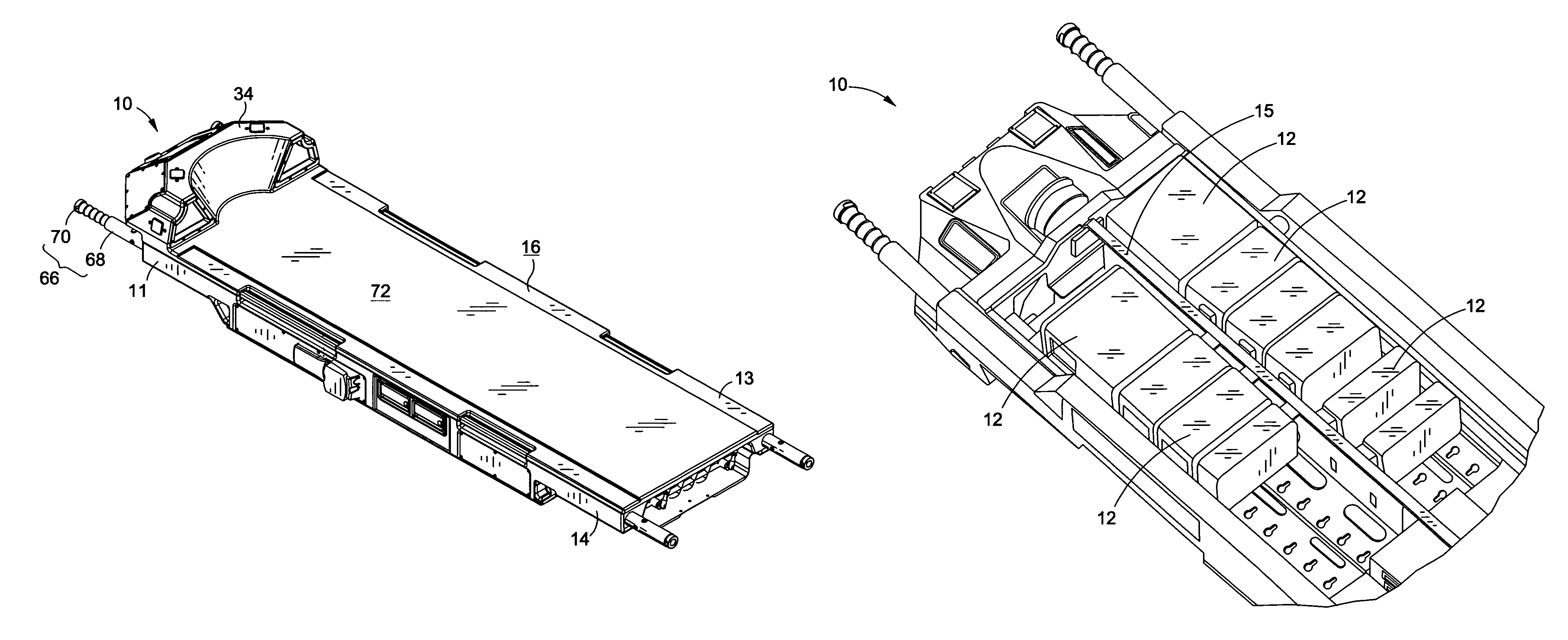 Modular transportable life support device