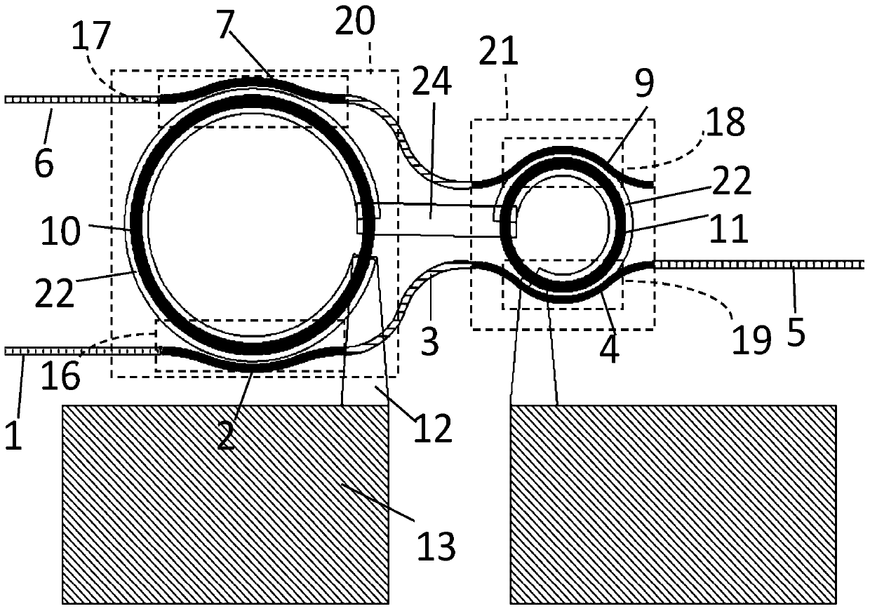 A polarization-insensitive microring filter based on a silicon nanowire waveguide