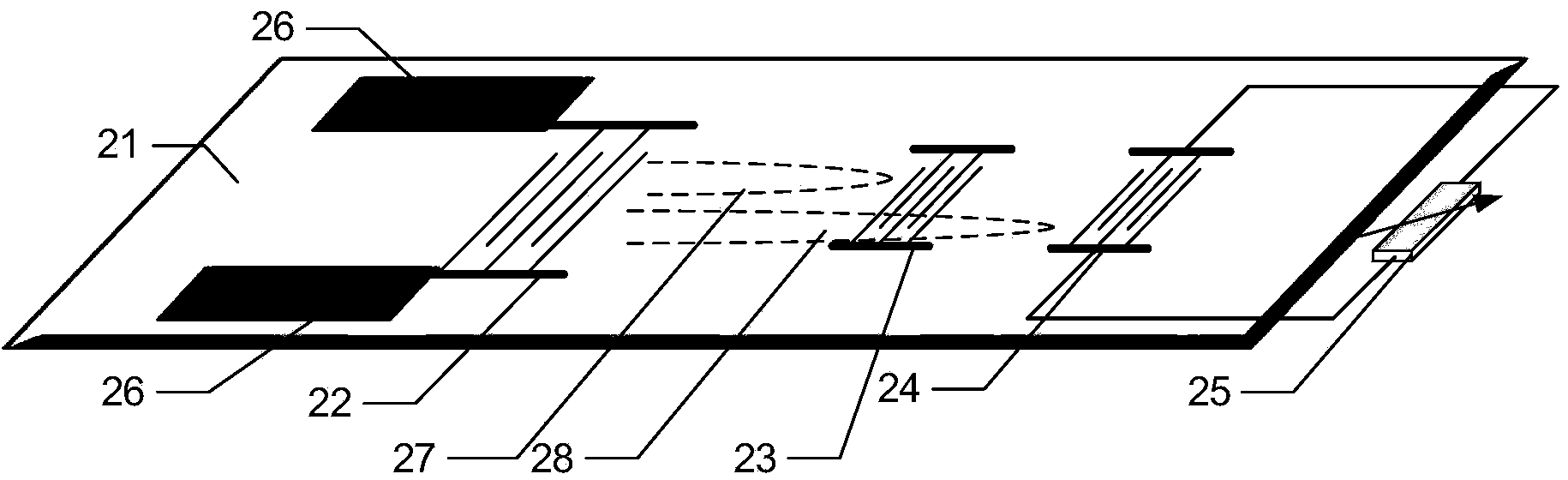 Surface acoustic wave electric current sensor