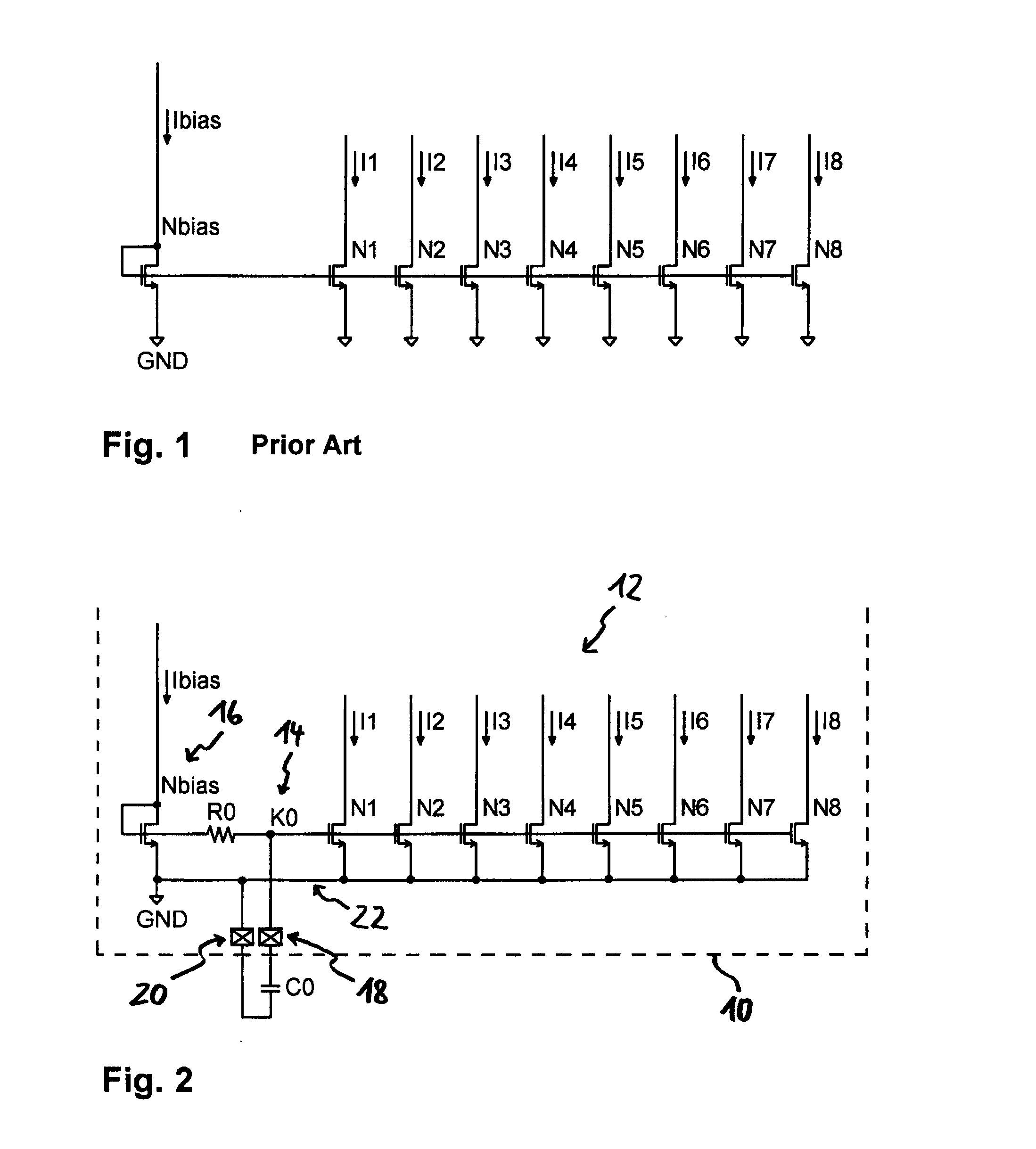 Integrated circuit arrangement comprising at least one digital-analogue converter