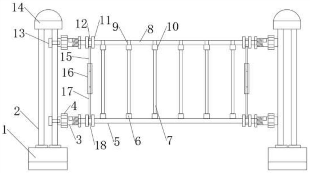 An easy-to-install road guardrail