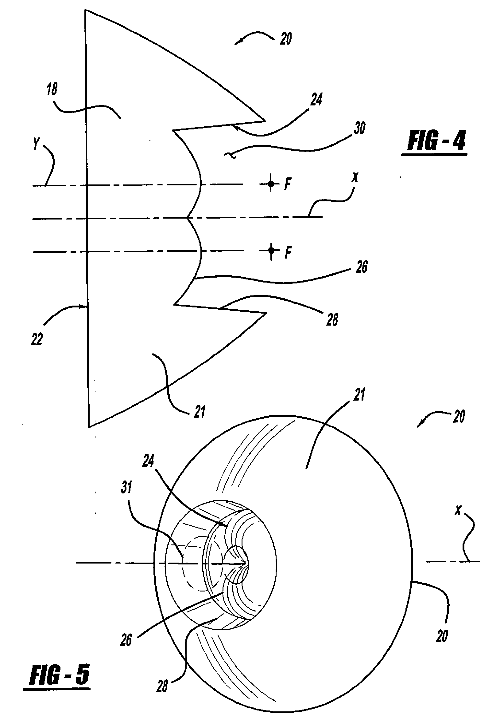 Near field lens