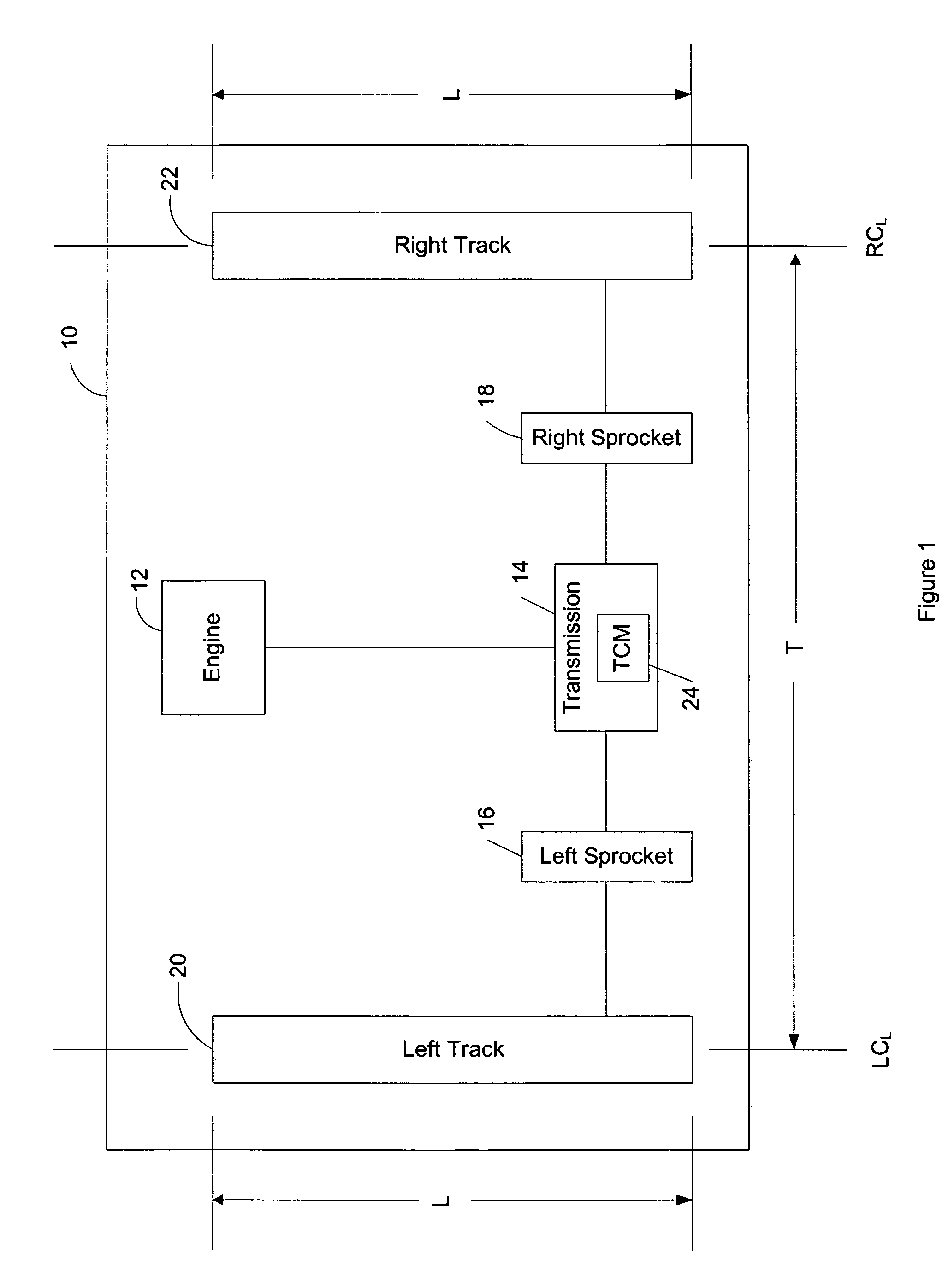 Traction control method for a tracked vehicle