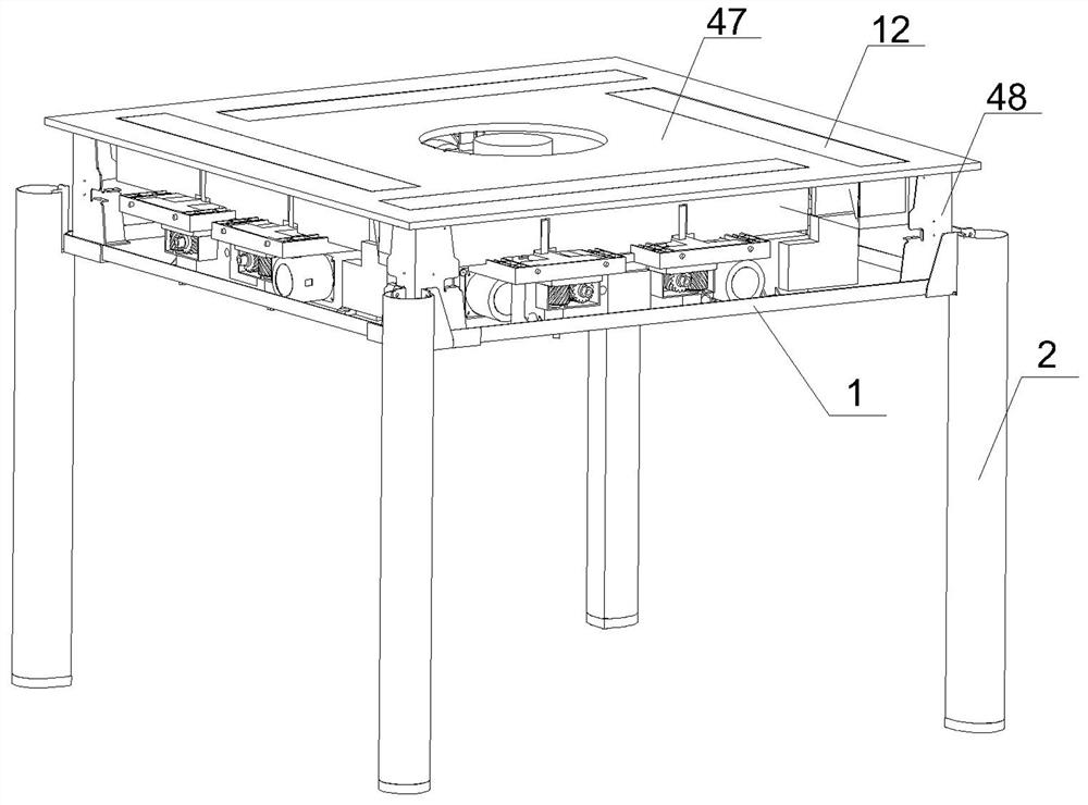 Modular tabletop Mahjong pushing machine with conveying belt capable of being replaced quickly and control method thereof