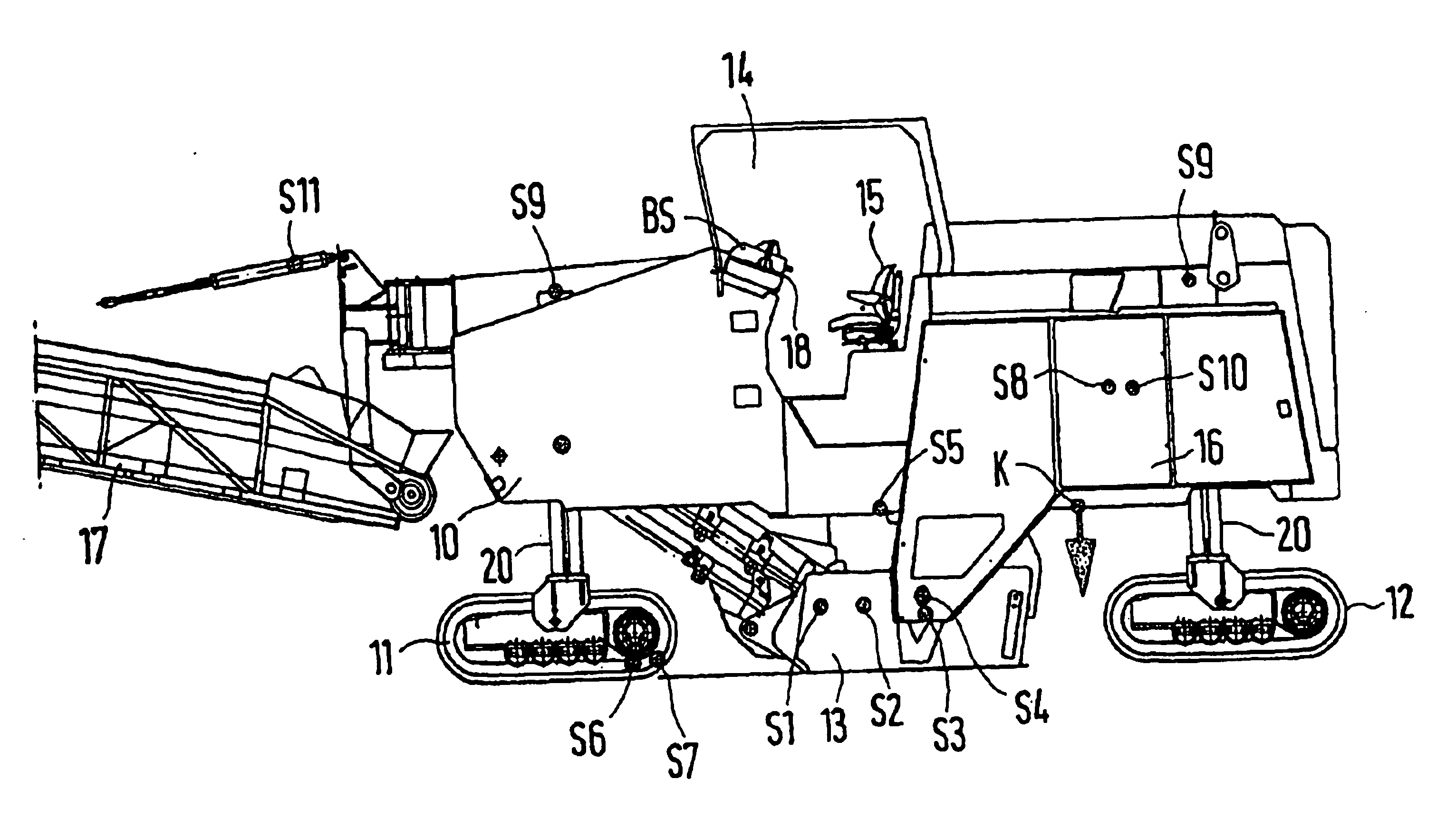 Road milling machine with optimized operation