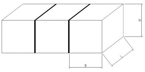 Sample for testing adhesion and anti-shearing strength of refractory mortar and testing method thereof