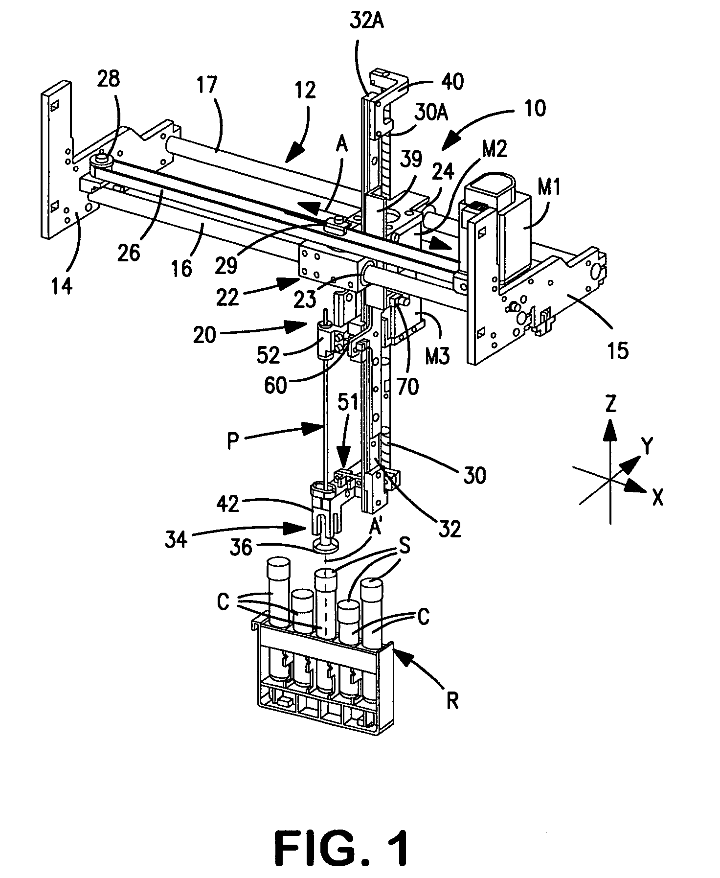 Apparatus for aspirating liquids from sealed containers