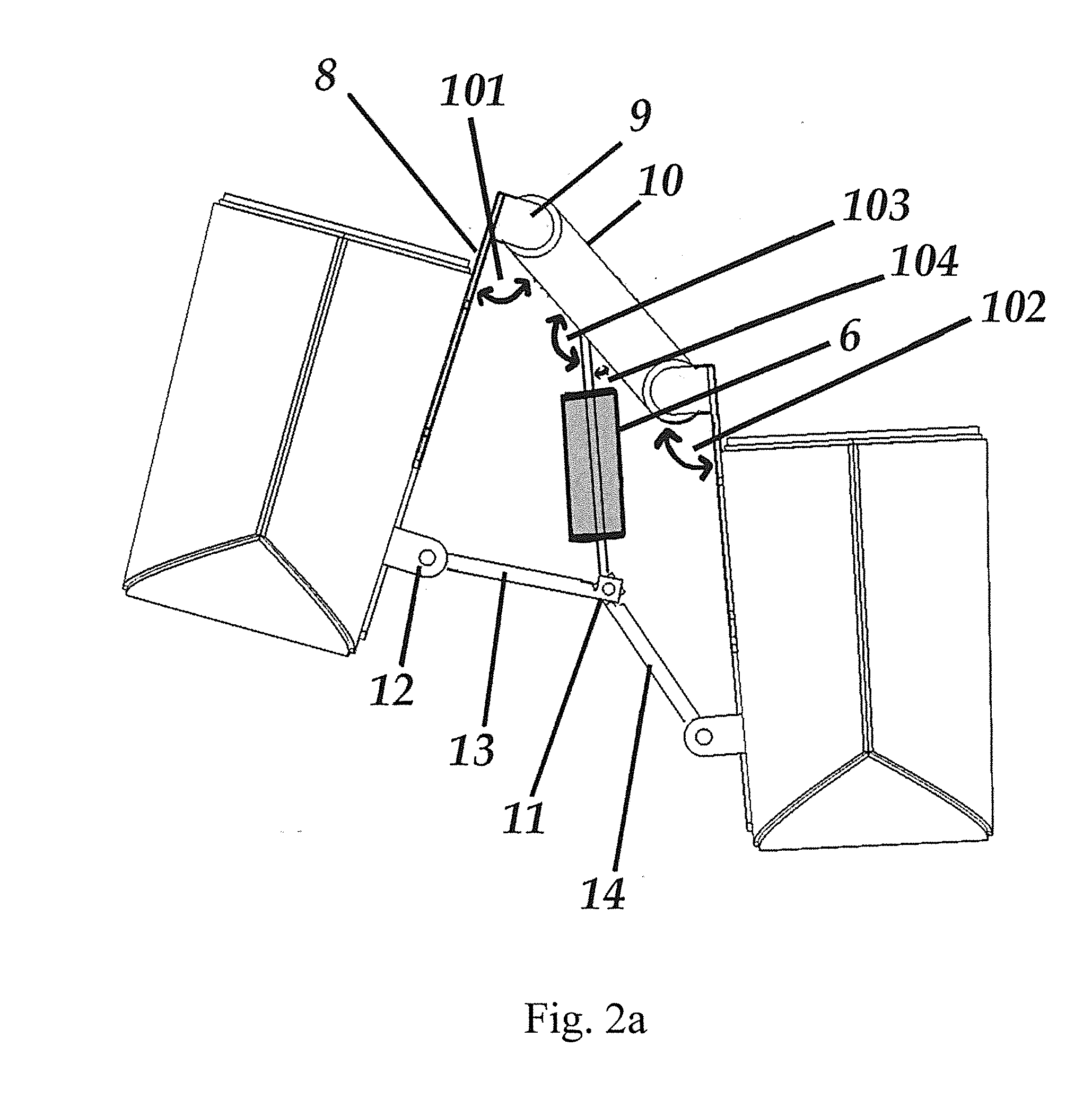 Angular velocity-controlled pontoon  propulsion system