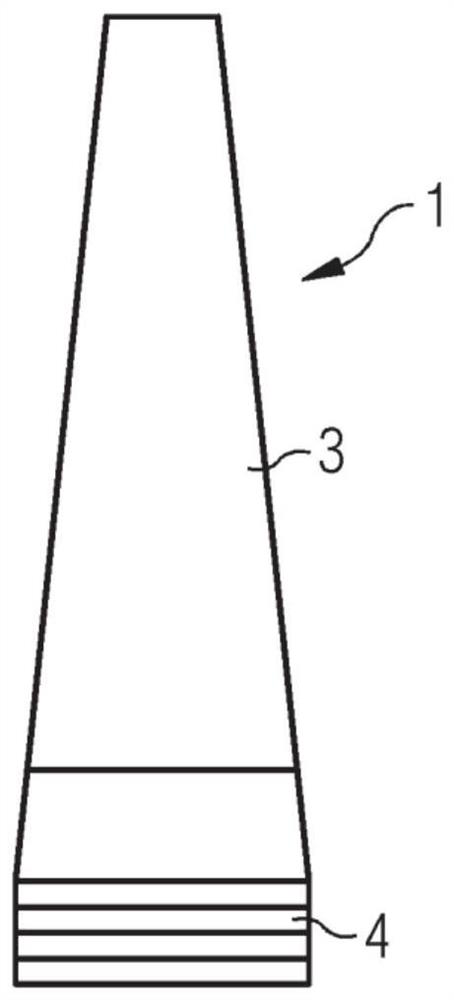 Rotor blade for a thermal rotary machine and method for producing such a rotor blade