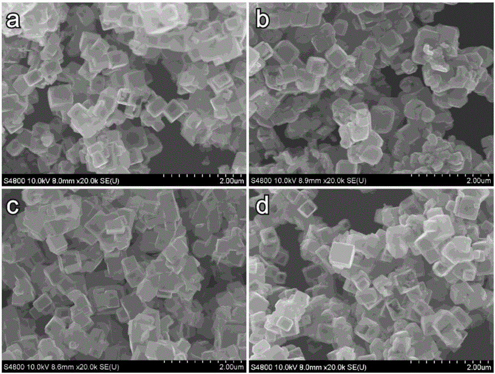 Method for preparing nitrogen-doped TiO2 hollow nano material