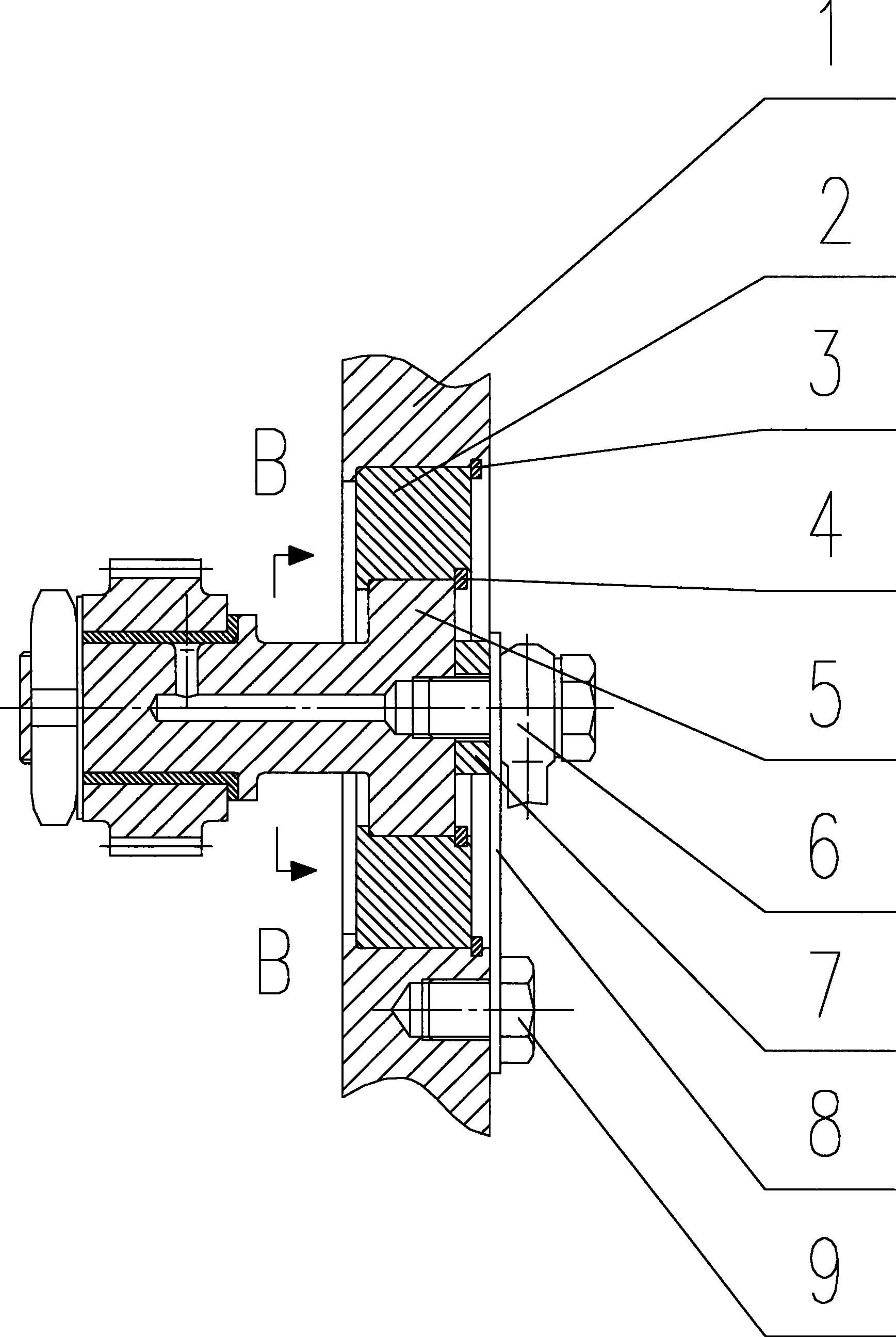 Gear axis position adjustable mechanism