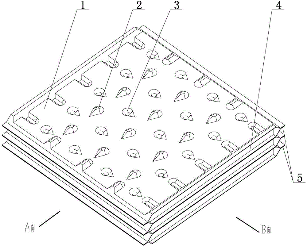 Self-supporting wide gap heat exchanging element