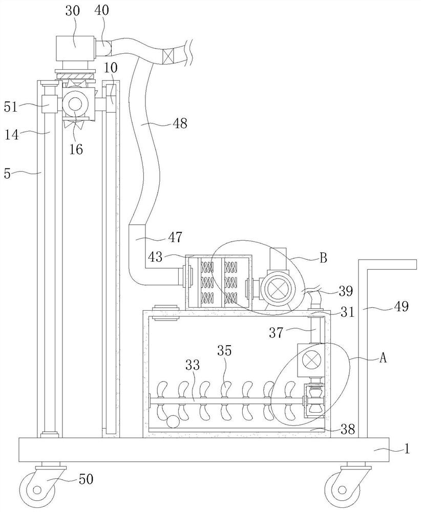 Buried cable overhauling soil loosening device for power transmission