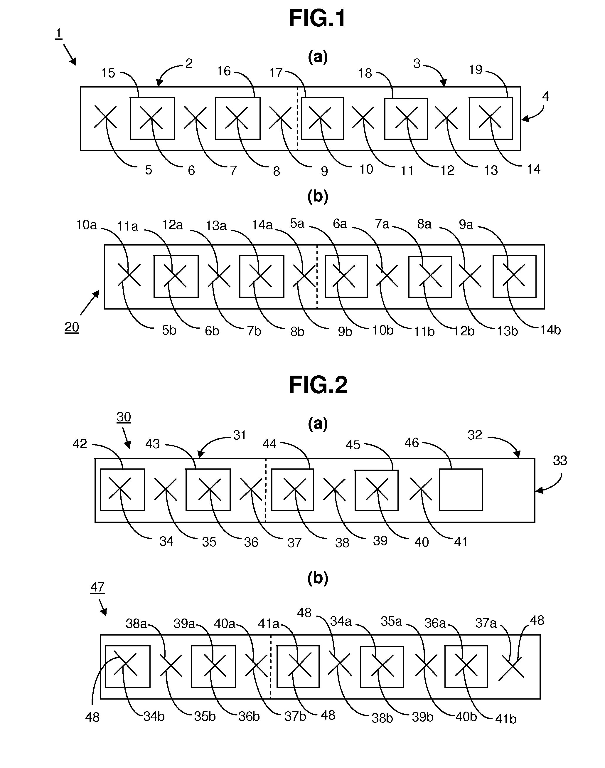 Crosspolar multiband panel antenna