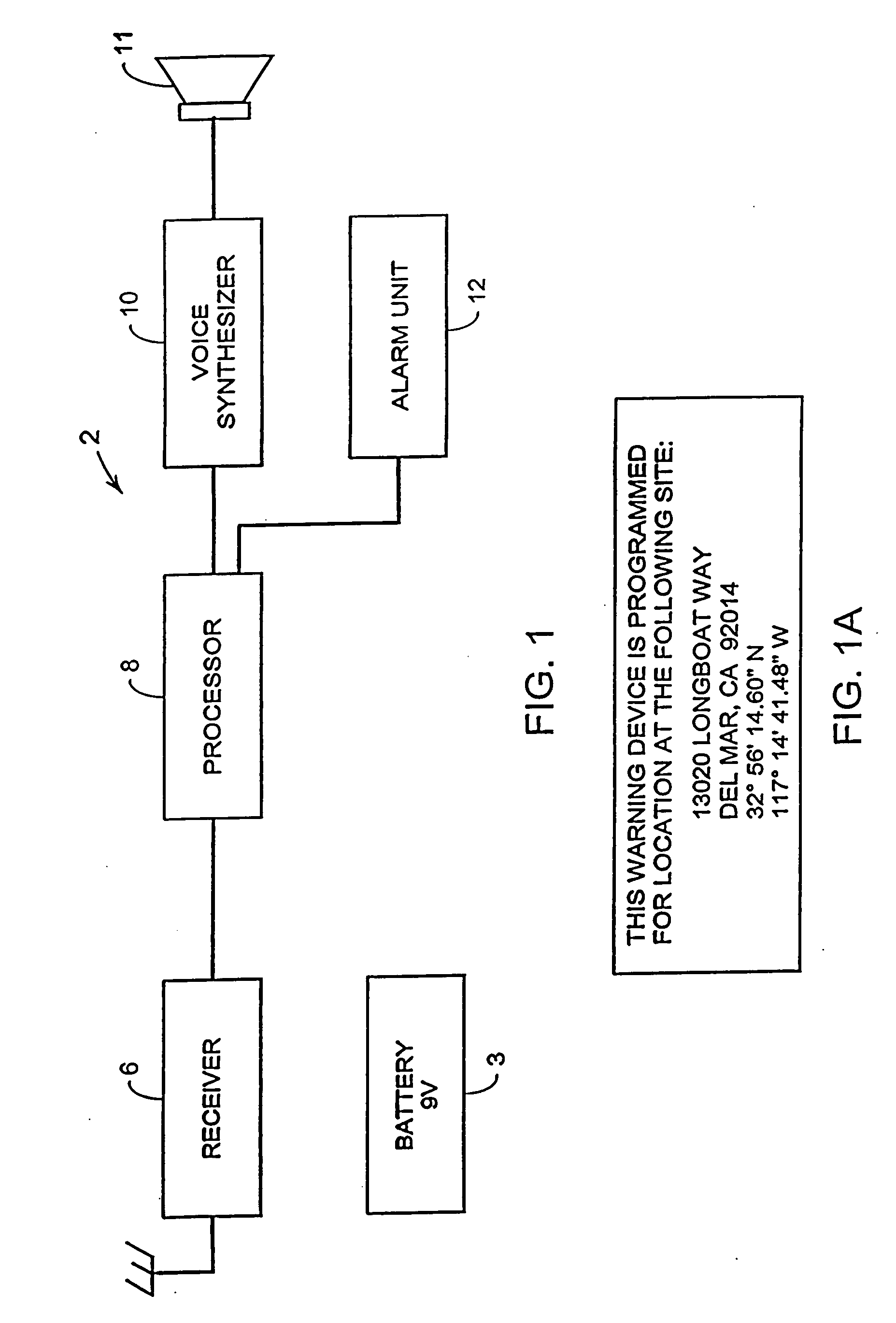 Disaster alert device, system and method