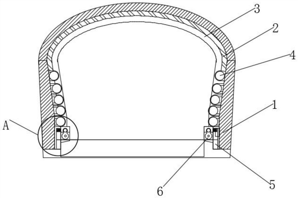 Tunnel insulation ditch heating system using ground source heat pump