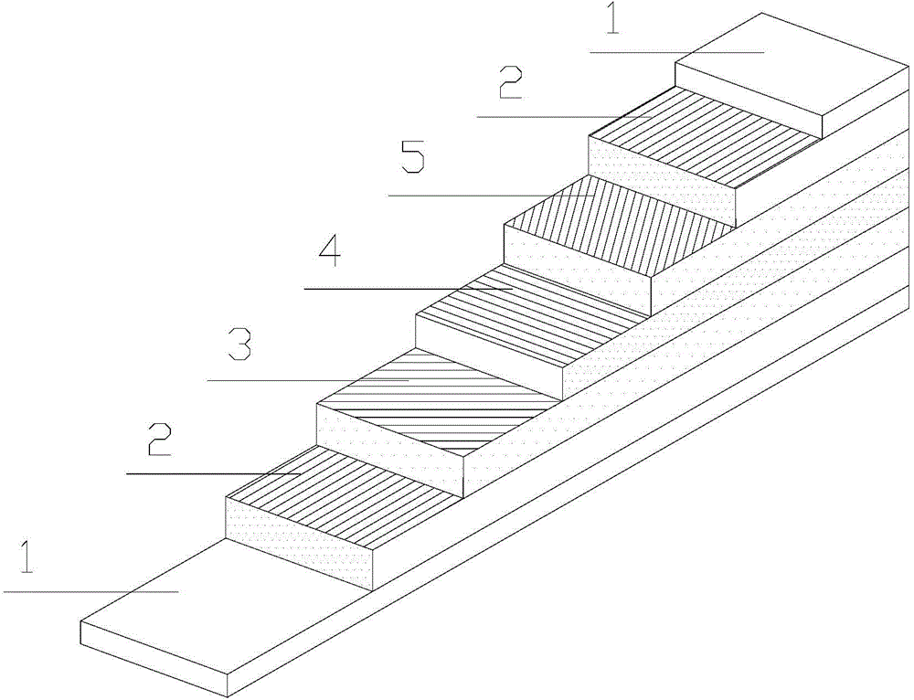 Composite material door panel for bottom side door of open top wagon and preparation method thereof