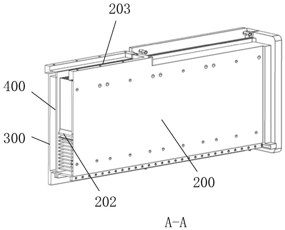 Double-layer air duct heat dissipation device