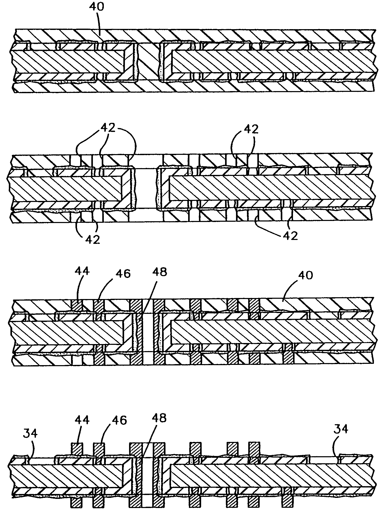 Method of forming printed circuit card