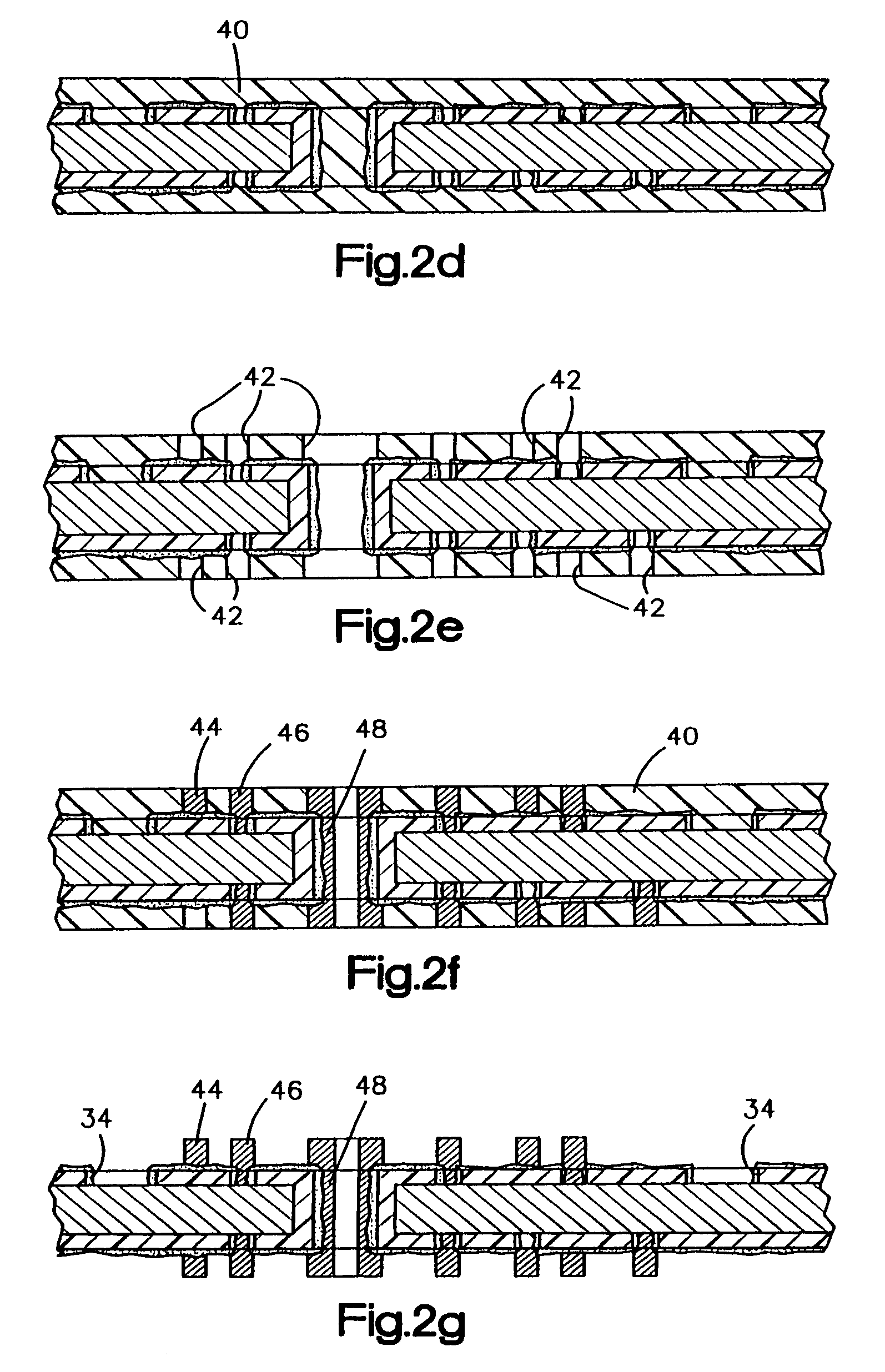 Method of forming printed circuit card