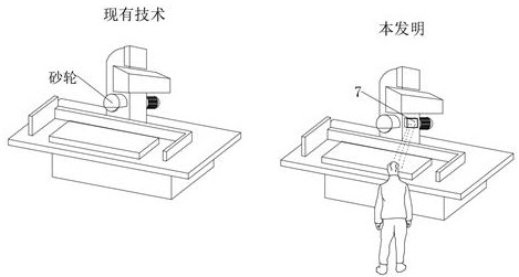 Grinding wheel vibration monitoring and alarming device for grinding machine and using method thereof