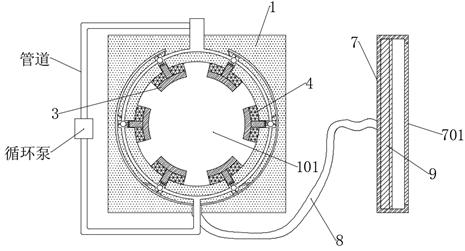 Grinding wheel vibration monitoring and alarming device for grinding machine and using method thereof