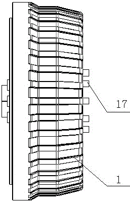 Novel wheel hub motor